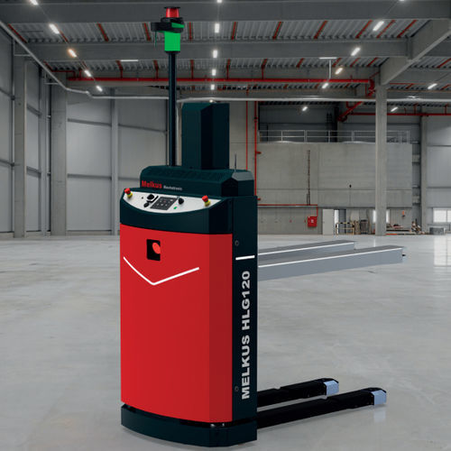 AGV de manipulación - HLG120 - MELKUS Mechatronic GmbH - de transferencia / de transporte / para palés