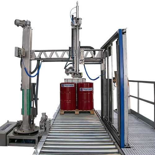 Llenadora semiautomática - PST-1000 - TEYMASA - de bidones sobre paleta / IBC / de bidones