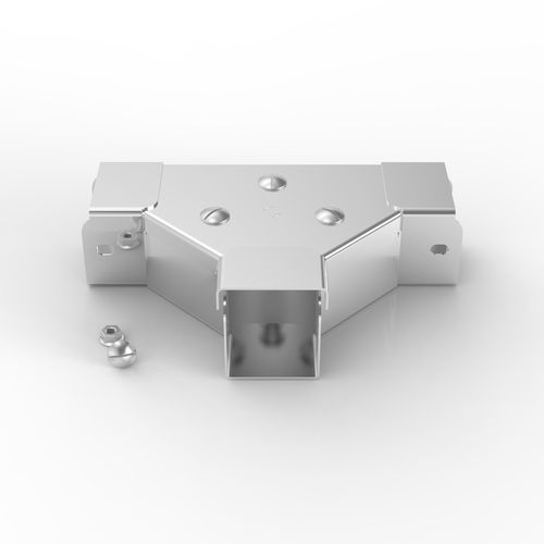 Canaleta de cableado - P11 50-50 - Electrix International Ltd - de acero inoxidable pulido / modular / rígida
