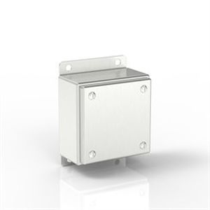 Caja para riel DIN - SL-TCE10-S316 BK - Electrix International Ltd - cuadrada / de acero inoxidable / para la industria farmacéutica