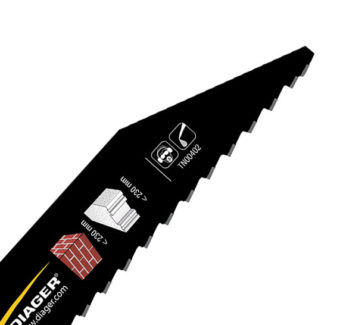 Hoja de sierra alternativa - L206S - DIAGER - para tronzado / de carburo de tungsteno / para hormigón
