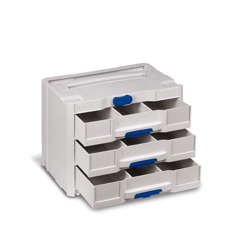 Cajón de ABS - T-Loc „SYS-Sort IV / 3“ - TANOS GmbH - para almacenamiento / de transporte / para piezas pequeñas