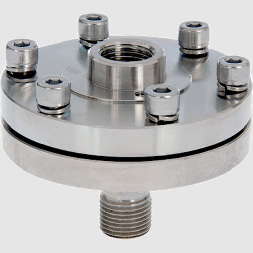 Separador de membrana con racor roscado - S101SLSR series - GESA TERMOMETROS - para manómetro / para aplicaciones de alta presión / para procesos químicos