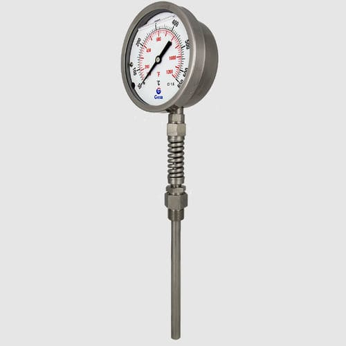Termómetro de sonda - D22 series - GESA TERMOMETROS - de esfera / IP65 / para gases de escape