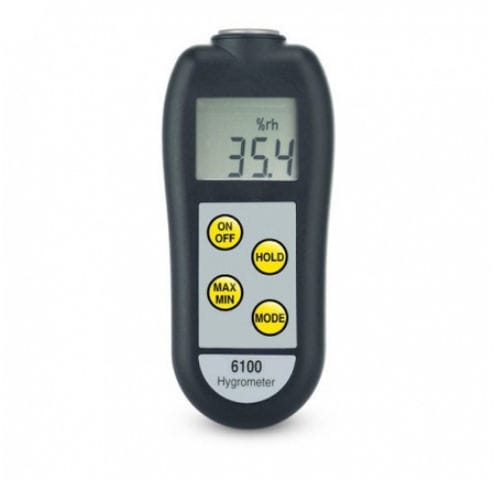 Higrómetro industrial - 224-61 series - GESA TERMOMETROS - con pantalla LCD / portátil / temperatura