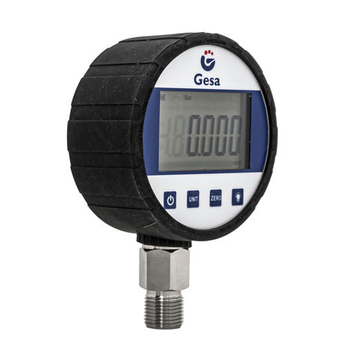 Manómetro con pantalla LCD - MD0906 series - GESA TERMOMETROS - de acero inoxidable / USB / para gas