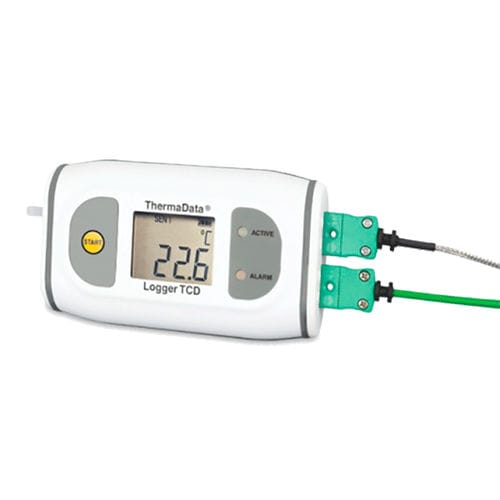 Termómetro de sonda - 292-501 - GESA TERMOMETROS - led / USB / resistente al agua