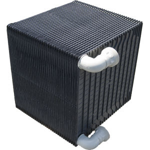 Intercambiador de calor de placas acolchadas - TMW TECHNOLOGIES - líquido-líquido / líquido-gas / de plástico