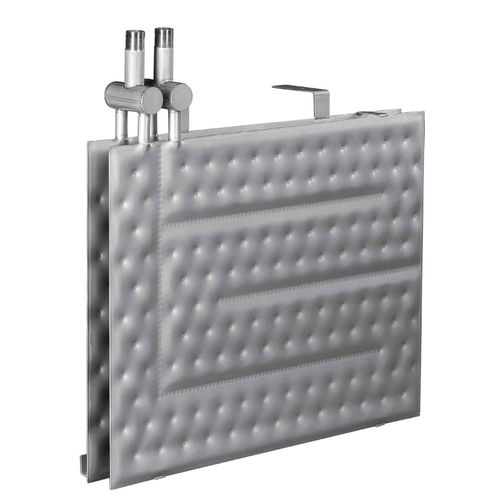 Intercambiador de calor de placas acolchadas - SYNOTHERM - Galvatek - líquido-líquido / de acero inoxidable / de titanio