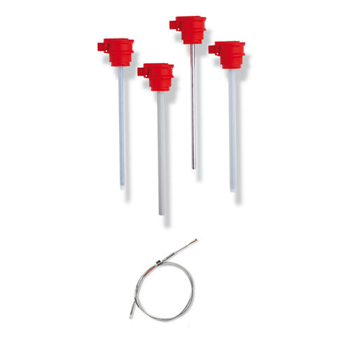 Sonda de temperatura Pt100 - TF - Galvatek - para líquido / de acero inoxidable