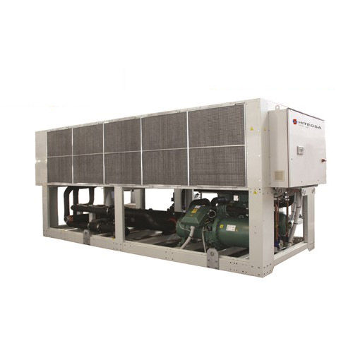 Refrigerador de agua - EQSF - HIPLUS AIRE ACONDICIONADO S.L. - free cooling / con compresor de tornillo / con condensador de aire