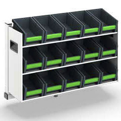 Sistema de estanterías ajustable - 41011 series - bott