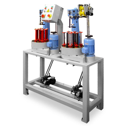 Máquina de trenzado de cuerda - 8/104 - TALLERES RATERA SA - vertical / doble trenzado / para prendas