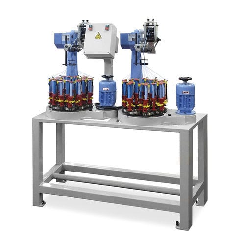 Máquina de trenzado de trenza plana - 21/80 - TALLERES RATERA SA - para hilo / vertical / elástico