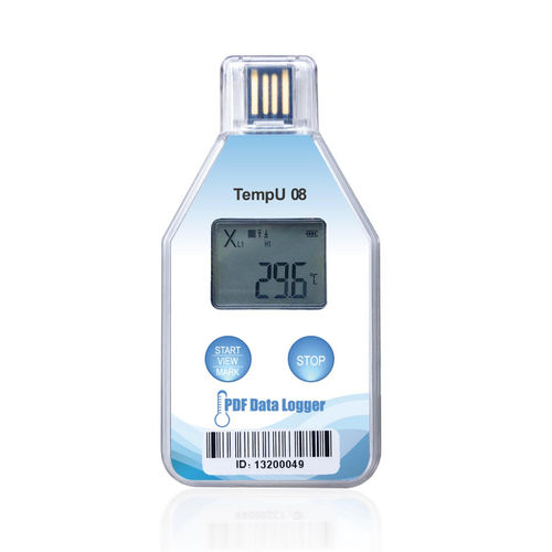Data logger de temperatura - TEMPU 08 - Tzone Digital Technology Co., Ltd. - USB / con pantalla LCD / para almacenamiento