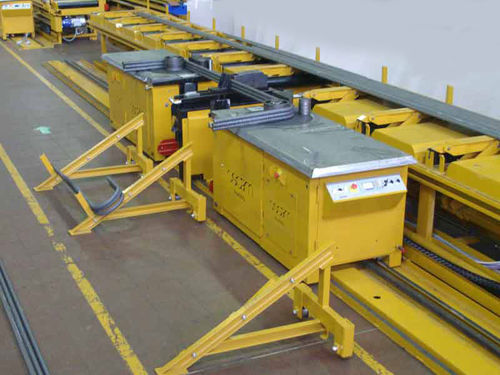 Máquina curvadora eléctrica - smart futura 3M - Oscam - de barras de armadura / con 2 rodillos motores / horizontal