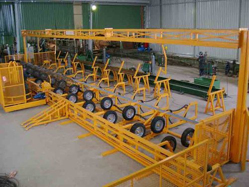 Ensambladora de armazones - GTB/SR 2000 - Oscam - de espiral / de hinca de pilotes / ajustable