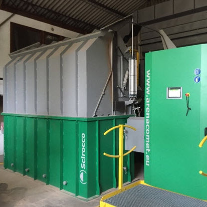 Máquina de limpieza térmica - Scirocco - Arena Comet NV - de lecho fluidizado