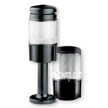 Columna de señalización LED - S 370 - TEXELCO S.r.l. - permanente / de flash intermitente / de 3 colores
