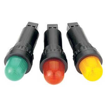 Indicador luminoso montado en panel - S 220 - TEXELCO S.r.l. - permanente / de flash intermitente / LED