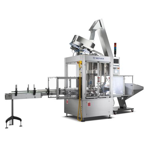 Tapadora-enroscadora rotativa - MRT-TA/540-4/ST - Rejves Machinery S.r.l - de presión / flexible / controlada por PLC