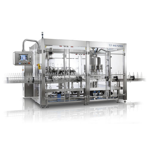 Enjuagadora-llenadora-taponadora para líquido - MR-SC-20/NW-12 - Rejves Machinery S.r.l - para productos farmacéuticos / para productos cosméticos / para la industria alimentaria y de la bebida