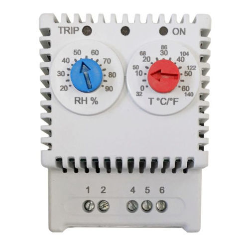 Termo-higrostato electrónico - ETUH 22 - ELMEKO GmbH + Co. KG - en riel DIN / con indicador LED