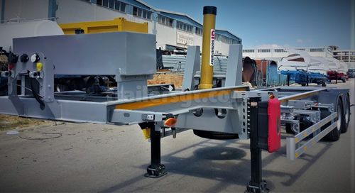 Semirremolque volquete - Gt Semi Trailers - para contenedores / de 2 ejes / de acoplamiento