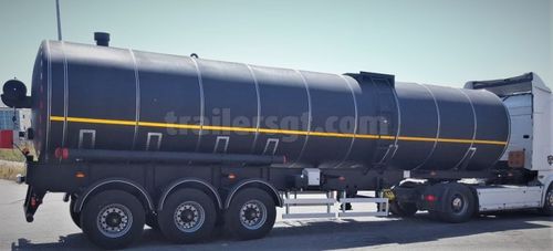 Semirremolque cisterna - Gt Semi Trailers - para betún / de 3 ejes / de acoplamiento