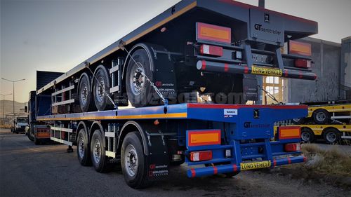 Semirremolque plataforma - Gt Semi Trailers - para mercancía / de 3 ejes / de 4 ejes