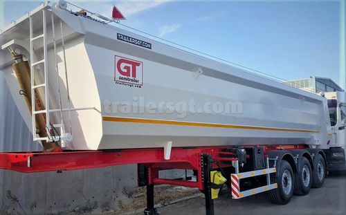 Semirremolque volquete - Gt Semi Trailers - para arena / para obras / de 3 ejes