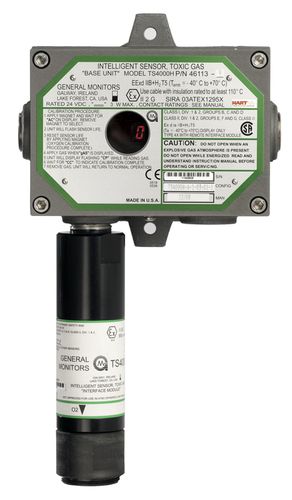 Sensor de oxígeno electroquímico - FM, CSA, ATEX, CE, SIL | TS4000H - General Monitors
