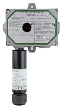Transmisor de gas tóxico - ATEX, CSA, CE, SIL 2 | TS4000H - General Monitors - electroquímico / multiusos
