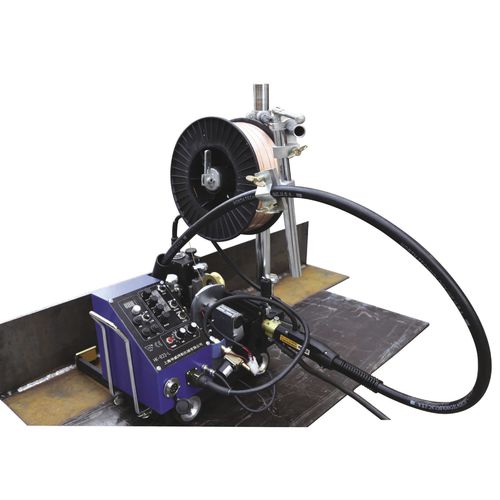 Carrito de soldadura automático - HK-8SS-L  - Shanghai Huawei Welding & Cutting Machine Co., Ltd. - con devanadora de hilo