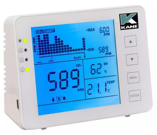Monitor de control de la calidad del aire interior - KANE-CO2 - Kane International