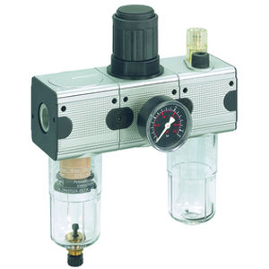 Filtro regulador lubricador de aire comprimido - 112610 - ITV - aluminio / robusto / modular