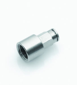 Adaptador hidráulico para tubos - ipso 02 FKM - ITV - hembra / de acero inoxidable / de latón