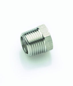 Adaptador hidráulico de reducción - 20 series - ITV - roscado / de acero inoxidable / DIN