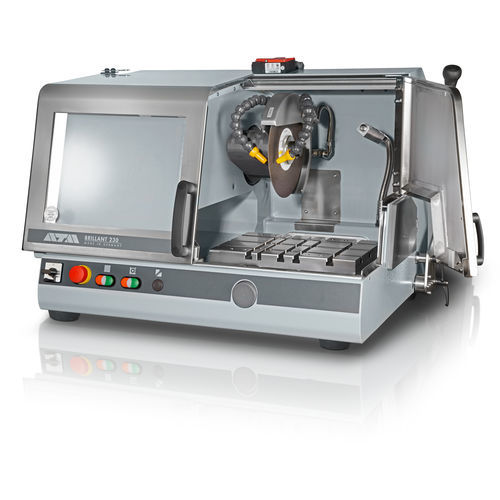 Máquina de corte de abrasión húmeda - BRILLANT 230 - QATM - de hoja rotativa / de metalografía / trifásica