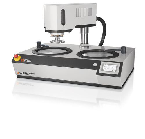 Amoladora pulidora para laboratorio de metalografía - QPOL 250 A2-ECO - QATM - de banco / neumática / con variador de velocidad