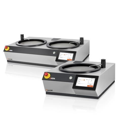 Amoladora pulidora de banco - Qpol series - QATM - eléctrica / manual / ergonómica