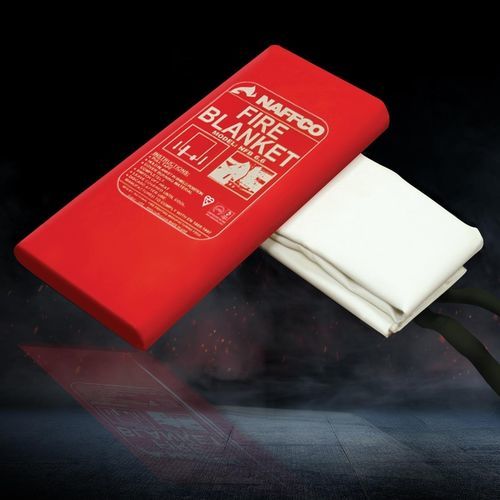 Manta aislante ignífuga - NFB series - naffco - de tejido de vidrio recubierto de silicona