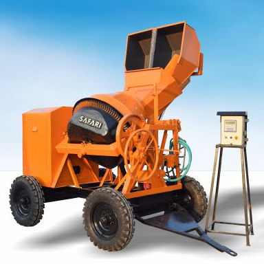 Hormigonera eléctrica - SAFARI 1000 WB - Safari Construction Equipments Private Limited - con motor diésel / móvil / automática