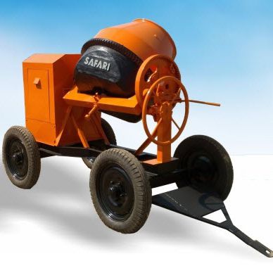 Hormigonera eléctrica - SAFARI 1000-HF - Safari Construction Equipments Private Limited - con motor diésel / móvil / tradicional