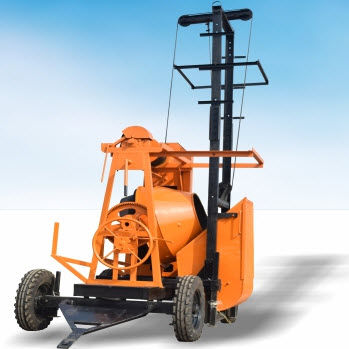 Hormigonera con motor diésel - SAFARI 1000 MCL - Safari Construction Equipments Private Limited - móvil