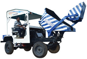 Dúmper con neumáticos - JKTR 2 - Safari Construction Equipments Private Limited - diésel / de descarga trasera / compacto