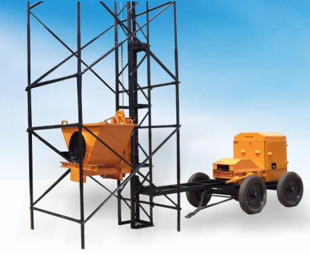 Aparato de levantamiento eléctrico - SAFARI series - Safari Construction Equipments Private Limited - con motor diésel / móvil / para construcciones