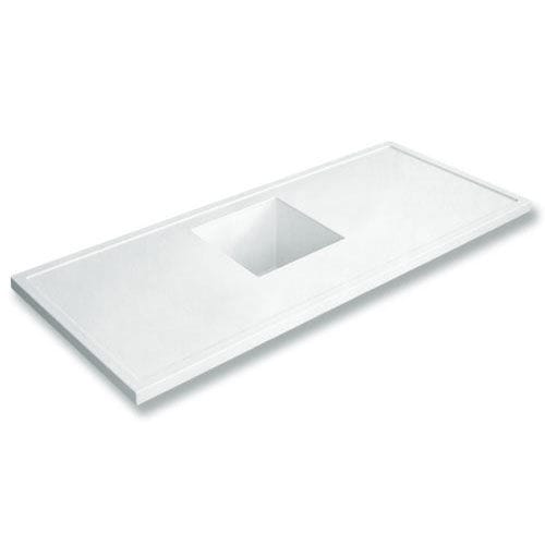 Mesa de laboratorio con fregadero - TOP1275W332 series - PLASTIFER