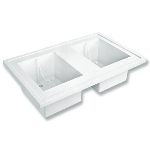 Mesa de laboratorio con fregadero - TOP1275W543 series - PLASTIFER - pesaje