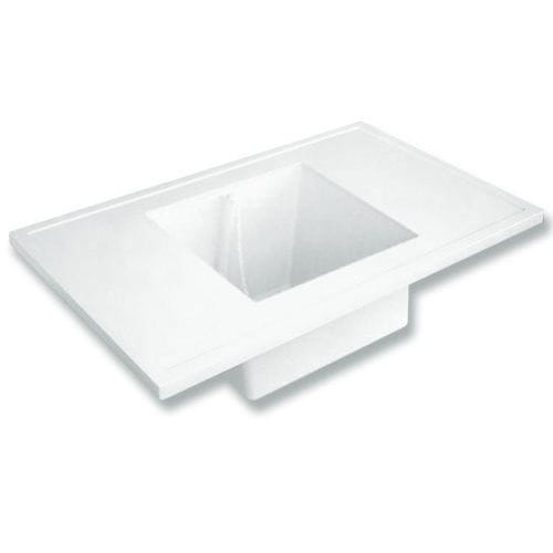 Mesa de laboratorio con fregadero - TOP1275W654 series - PLASTIFER - pesaje